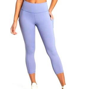 New Athleta Ultimate Stash Pocket Capri Size medium Lilac/Pastel Purple NEW …